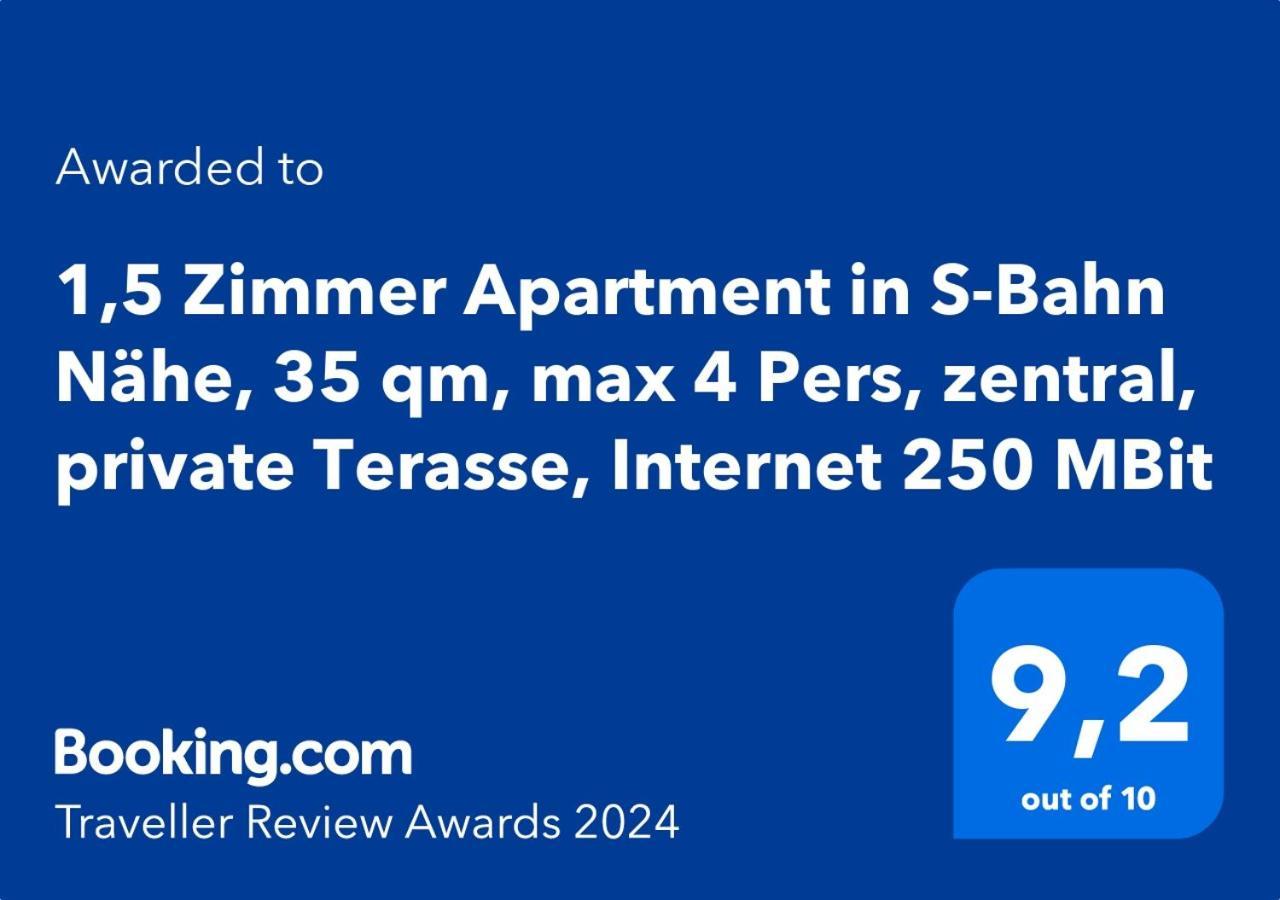 1,5 Zimmer Apartment In S-Bahn Naehe, 35 Qm, Max 4 Pers, Zentral, Private Terasse, Internet 250 Mbit Gärtringen Exteriör bild